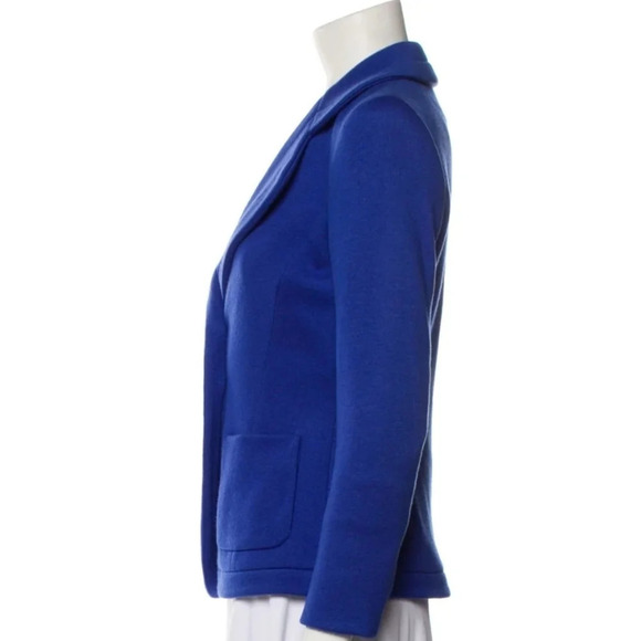 Escada Curacao blue  Loro Piana cashmere blazer SZ EU 34 - Picture 3 of 10